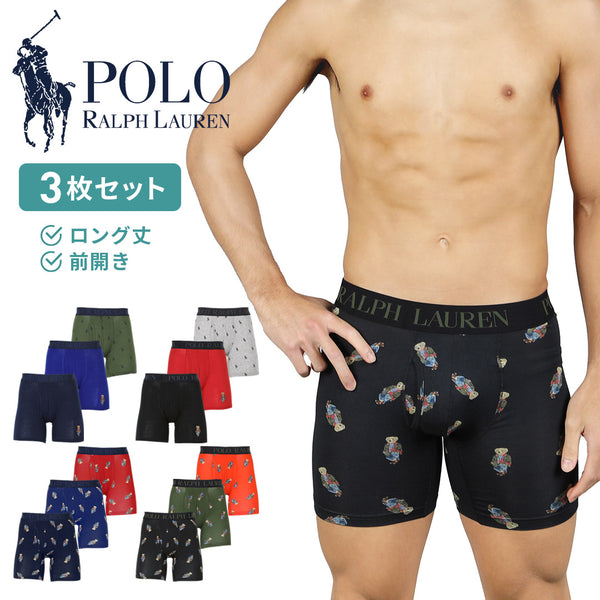 ポロ ラルフローレン POLO RALPH LAUREN 【3枚セット】Gift Sets メンズ ロングボクサーパンツ
